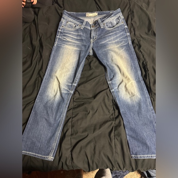 Buckle BKE Culture 24’ crop with 3’’ cuff dark wash jeans size 30 - Picture 7 of 10